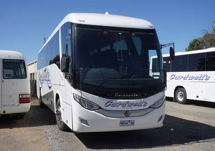 Cardwells Volvo B7R Marcopolo Audace 1050 9654AO